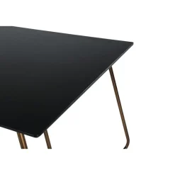 Fjôrd Eettafel Zwart Hout - 190x90x75cm - Petra Distressed