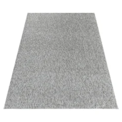 Muratap Effen Vloerkleed Laagpolig Lichtgrijs - 140x200 CM