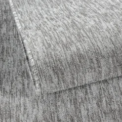 Vloerkleden|Laagpolige Vloerkleden-Muratap Effen Vloerkleed Laagpolig Lichtgrijs - 240x340 CM