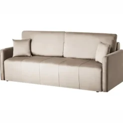 Leen Bakker EGGE - Driezitsbank - Taupe - Fluweel