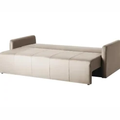 Leen Bakker EGGE - Driezitsbank - Taupe - Fluweel
