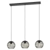 Hanglampen-EGLO Almanzora Hanglamp - E27 - 90 cm - Staal - Zwart/Koper
