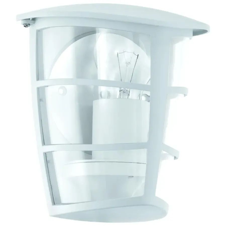 EGLO Aloria Wandlamp - E27 - Aluminium/Kunststof - Wit
