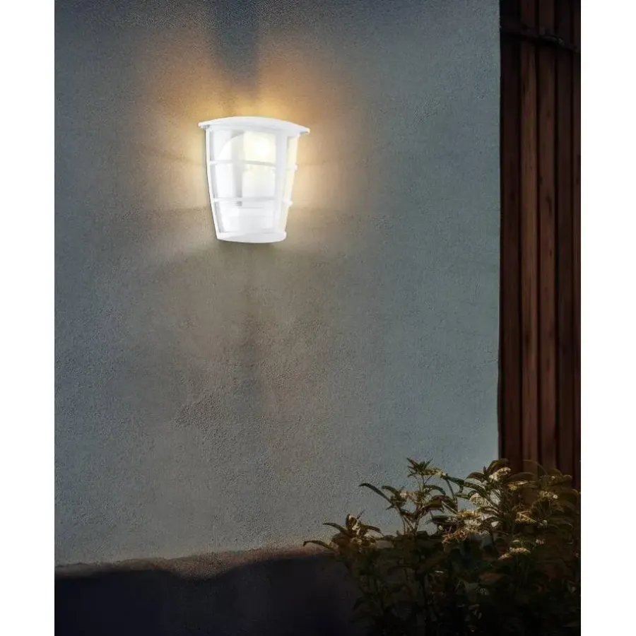 EGLO Aloria Wandlamp - E27 - Aluminium/Kunststof - Wit