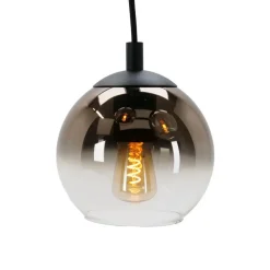 EGLO Ariscani 1 Hanglamp - E27 - 76,5 cm - Koperglas - Zwart