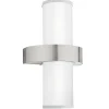 EGLO Beverly Wandlamp - E27 - 35 cm - Zilver/Wit