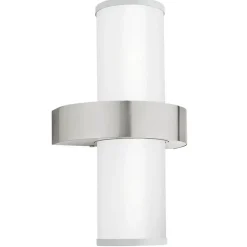 EGLO Beverly Wandlamp - E27 - 35 cm - Zilver/Wit