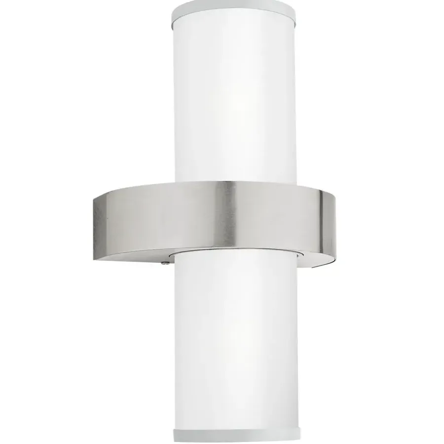 EGLO Beverly Wandlamp - E27 - 35 cm - Zilver/Wit