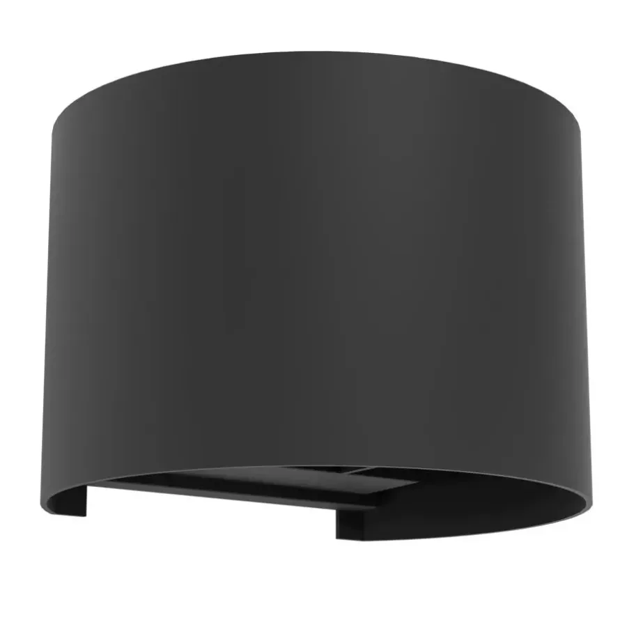 Wandlampen-EGLO Calpino 3 Wandlamp - LED - IP54 - Binnen/- Zwart