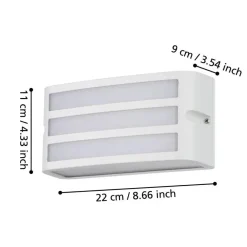 EGLO Camarda Wandlamp - E27 - 22 cm - Wit