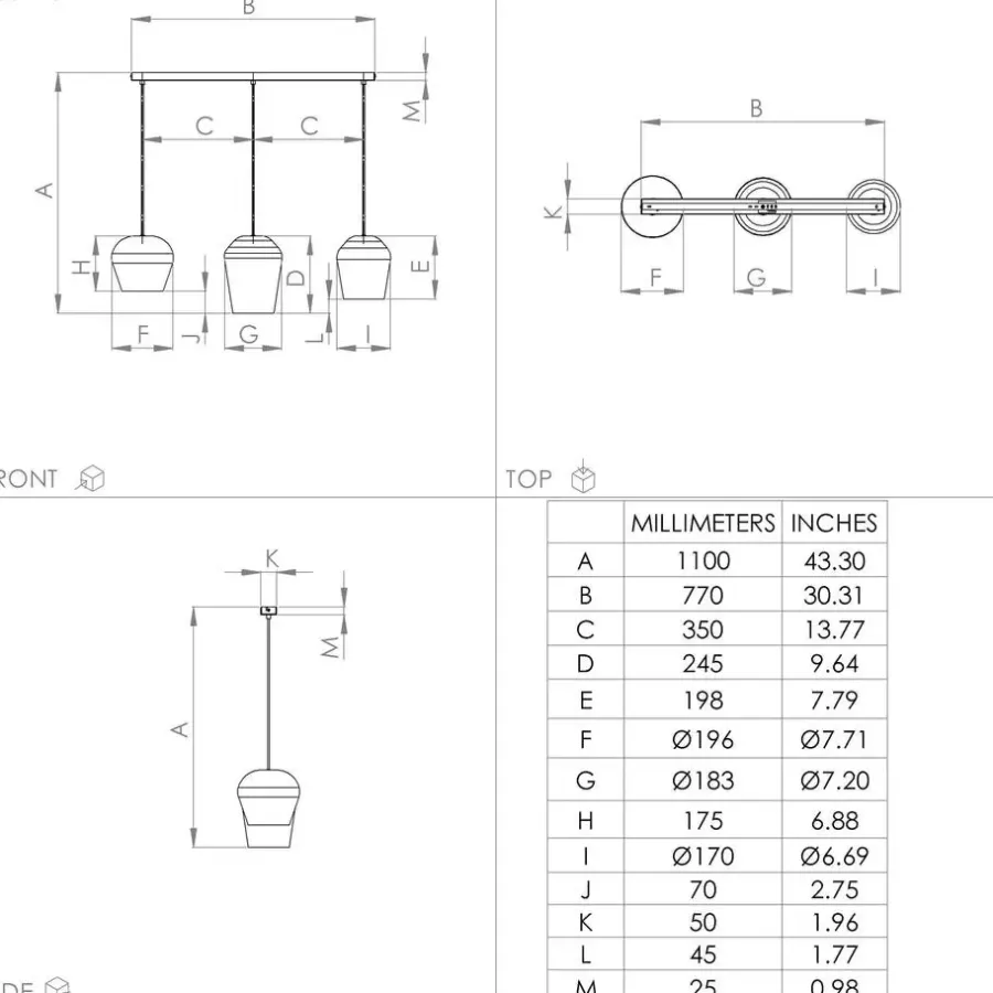 Hanglampen-EGLO Cambaito Hanglamp - E27 - 89,5 cm - Zand