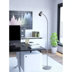 EGLO Carlo Vloerlamp - E14 - 170 cm - Zandkleur - Kantelbaar
