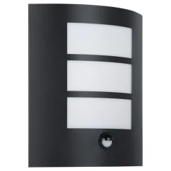 EGLO City Wandlamp - E27 - 23.5 cm - Zwart