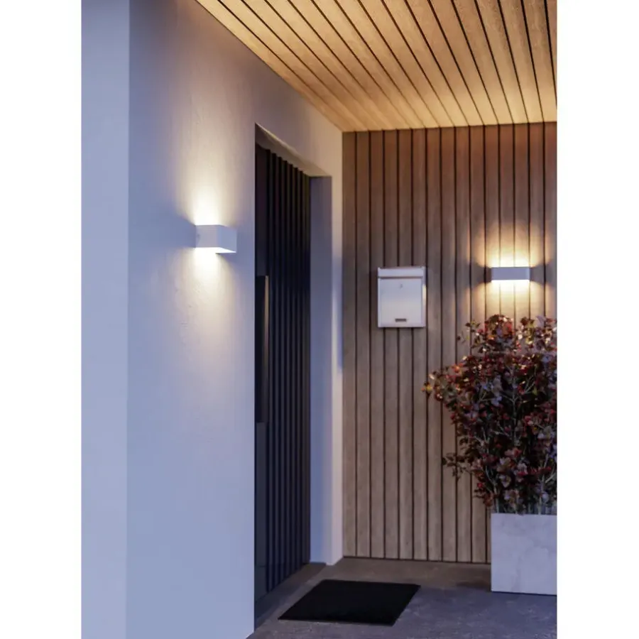 Wandlampen-EGLO connect.z Sania-Z Wandlamp - 20 cm - Wit - RGB - Zigbee
