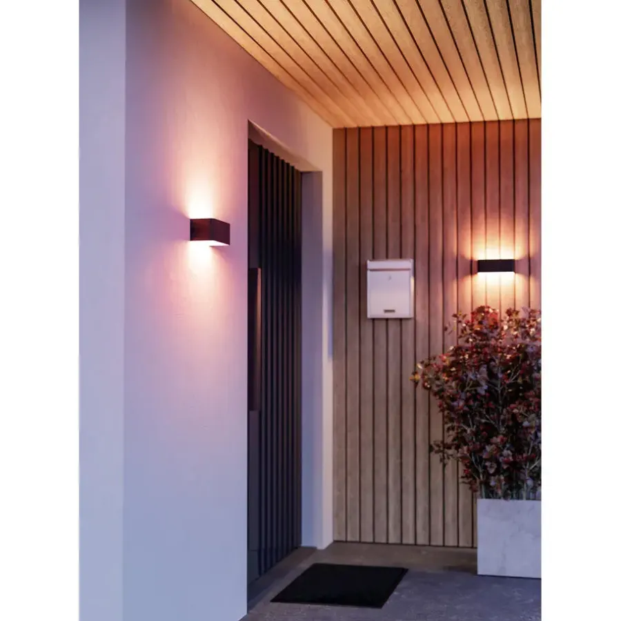 EGLO connect.z Sania-Z Wandlamp - 20 cm - Zwart - RGB - Zigbee