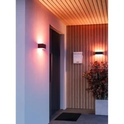 EGLO connect.z Sania-Z Wandlamp - 20 cm - Zwart - RGB - Zigbee