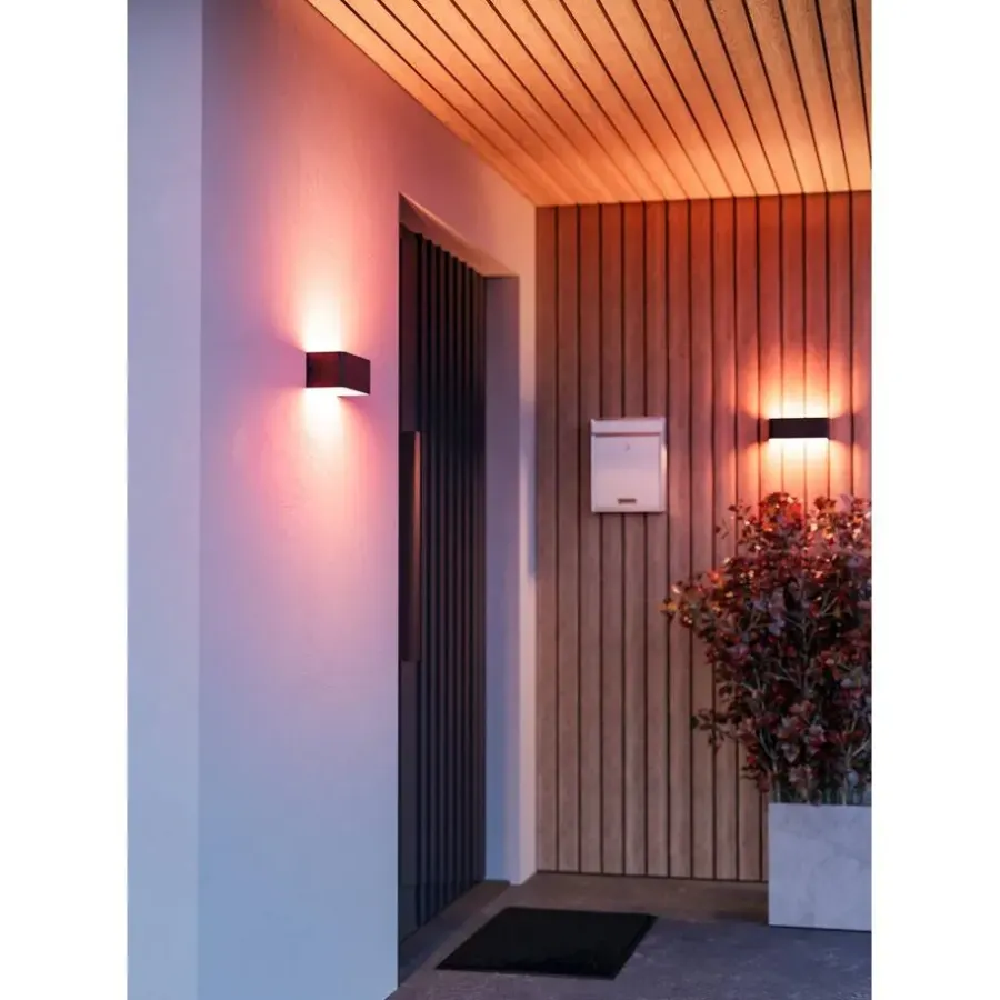 EGLO connect.z Sania-Z Wandlamp - 20 cm - Zwart - RGB - Zigbee