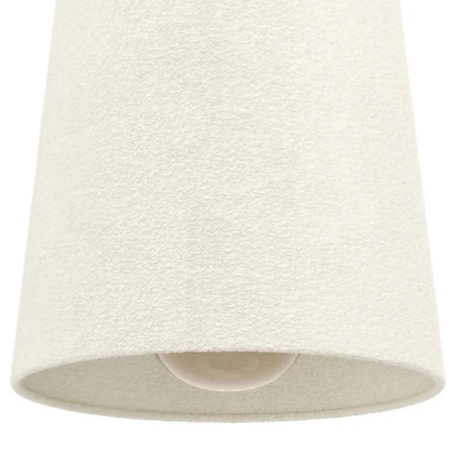 Hanglampen-EGLO Febres Hanglamp - E27 - teddy stof - Zwart/Wit