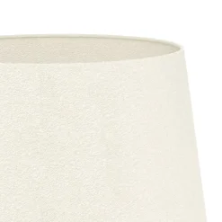 EGLO Febres Staande lamp - E27 - teddy stof - Zwart/Wit