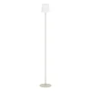 Staande Lampen-EGLO Fiorana Vloerlamp - E14 - Hoogte 140,5 cm - Zandkleur/Wit