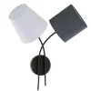 Wandlampen-EGLO hanglamp Almeida 2 - zwart