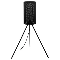 Staande Lampen-EGLO Ladunara Staande lamp - E27 - Ø 57 cm - Zwart
