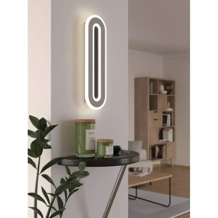 Wandlampen-EGLO Macchioni Wandlamp - LED - Kunststof - Wit