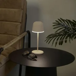 Tafellampen-EGLO Mannera-S Tafellamp/Priklamp - USB-C - H 20 cm - Zand