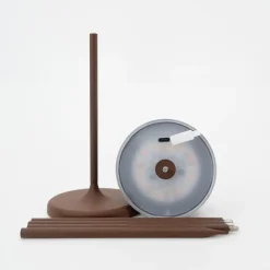 Tafellampen-EGLO Mannera-S Tafellamp/Priklamp - USB-C - H 20 cm - Roestbruin