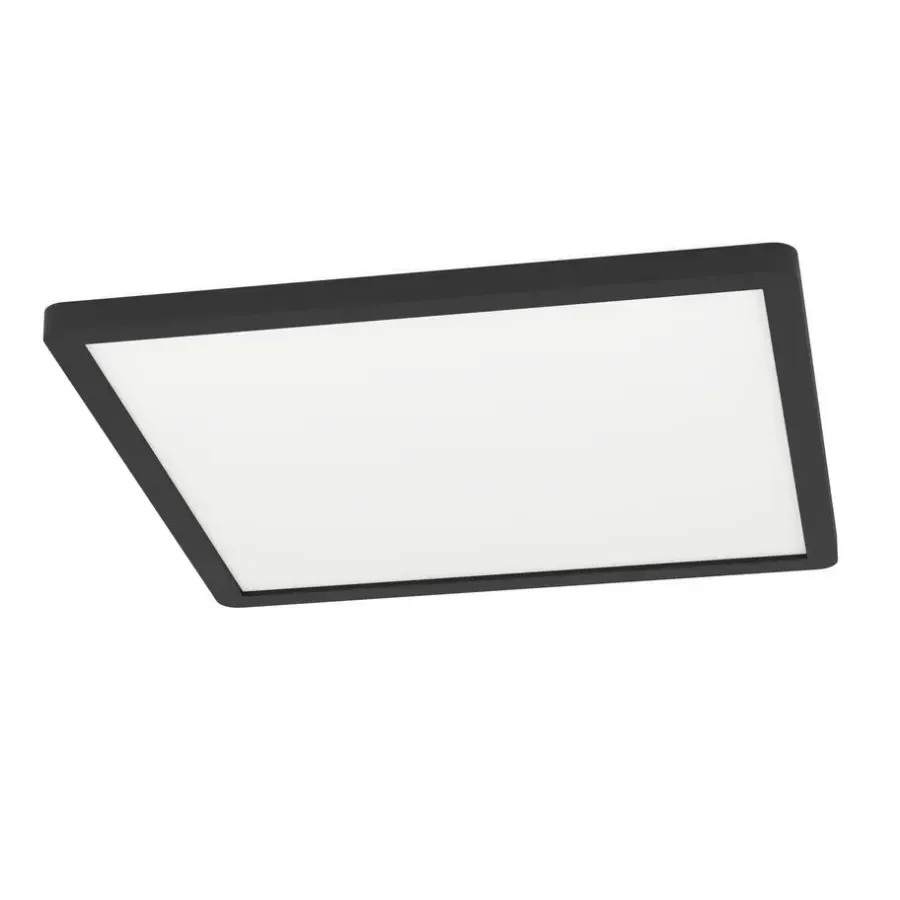 Plafondlampen-EGLO Minerario Plafonnière - LED - Kunststof - Zwart/Wit