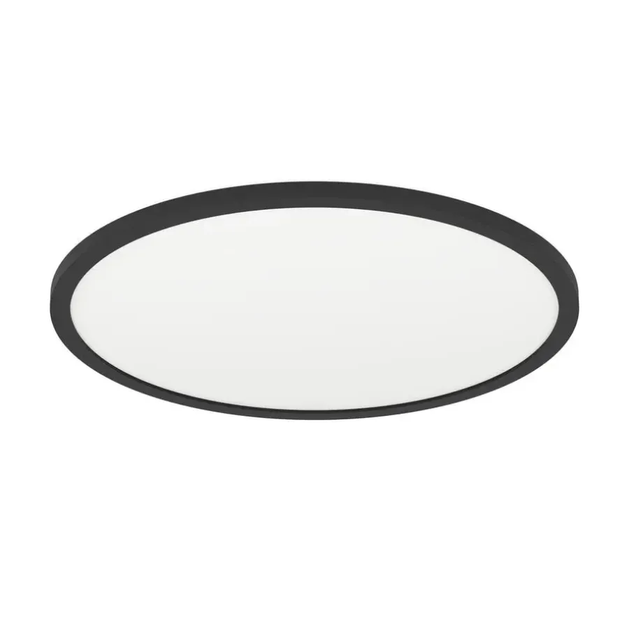 EGLO Minerario Plafonnière - LED - Kunststof - Zwart/Wit