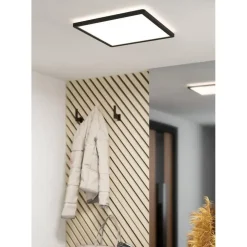 EGLO Minerario Plafonnière - LED - Kunststof - Zwart/Wit