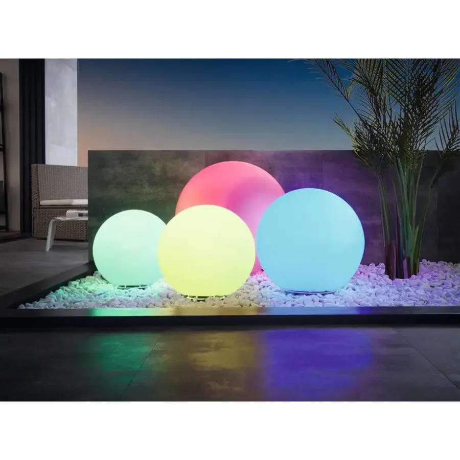 Buitenverlichting|Staande Lampen-EGLO connect.z EGLO Monterolo-Z Staande lamp - E27 - 60 cm - Wit