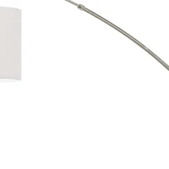EGLO Nadina Vloerlamp - E27 - 195 cm - Grijs/Wit