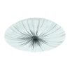 EGLO Nieves Wandlamp/Plafondlamp - LED - Ø 41 cm - Wit/Zilver
