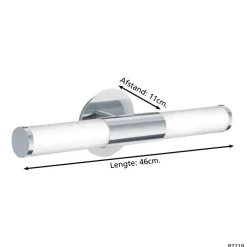 Wandlampen-EGLO Palmera Right spiegellamp