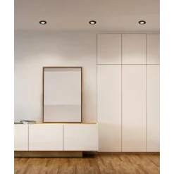 Spots-EGLO Pineda Inbouwlamp - LED - Ø 16.5 cm - Zwart