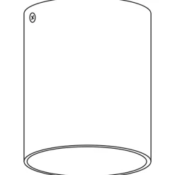 Spots-EGLO plafondspot Polasso - wit/goud - Ø10 cm