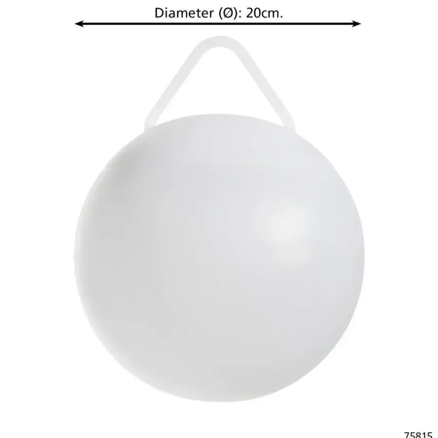 Buitenverlichting|Tafellampen-EGLO Poggiobello Tafellamp buiten - LED - Wit