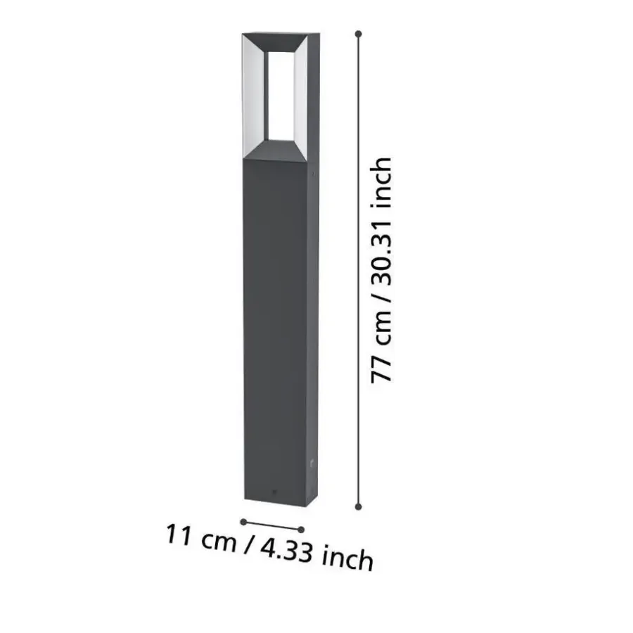 EGLO Riforano Staande lamp - LED - 11 cm - Zwart
