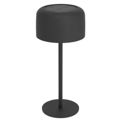 EGLO Roccanova Tafellamp - Solar - 30 cm - Zwart - Oplaadbaar
