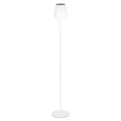 EGLO Scordiano-L Vloerlamp - Solar - 120 cm - Wit - Oplaadbaar