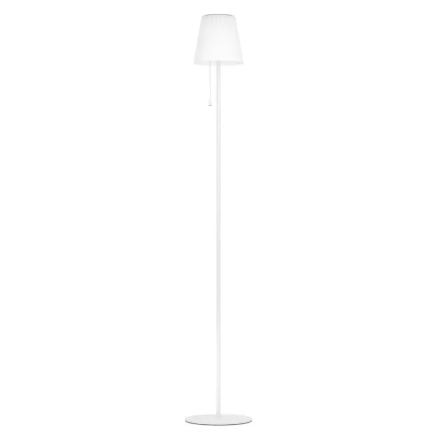 EGLO Scordiano-L Vloerlamp - Solar - 120 cm - Wit - Oplaadbaar