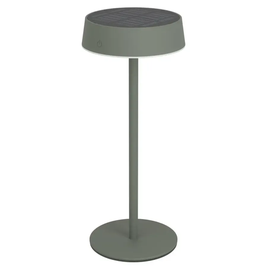 Tafellampen-EGLO Simeri Tafellamp Buiten - Solar - 31 cm - Groen - Oplaadbaar