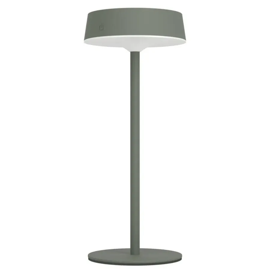 Tafellampen-EGLO Simeri Tafellamp Buiten - Solar - 31 cm - Groen - Oplaadbaar