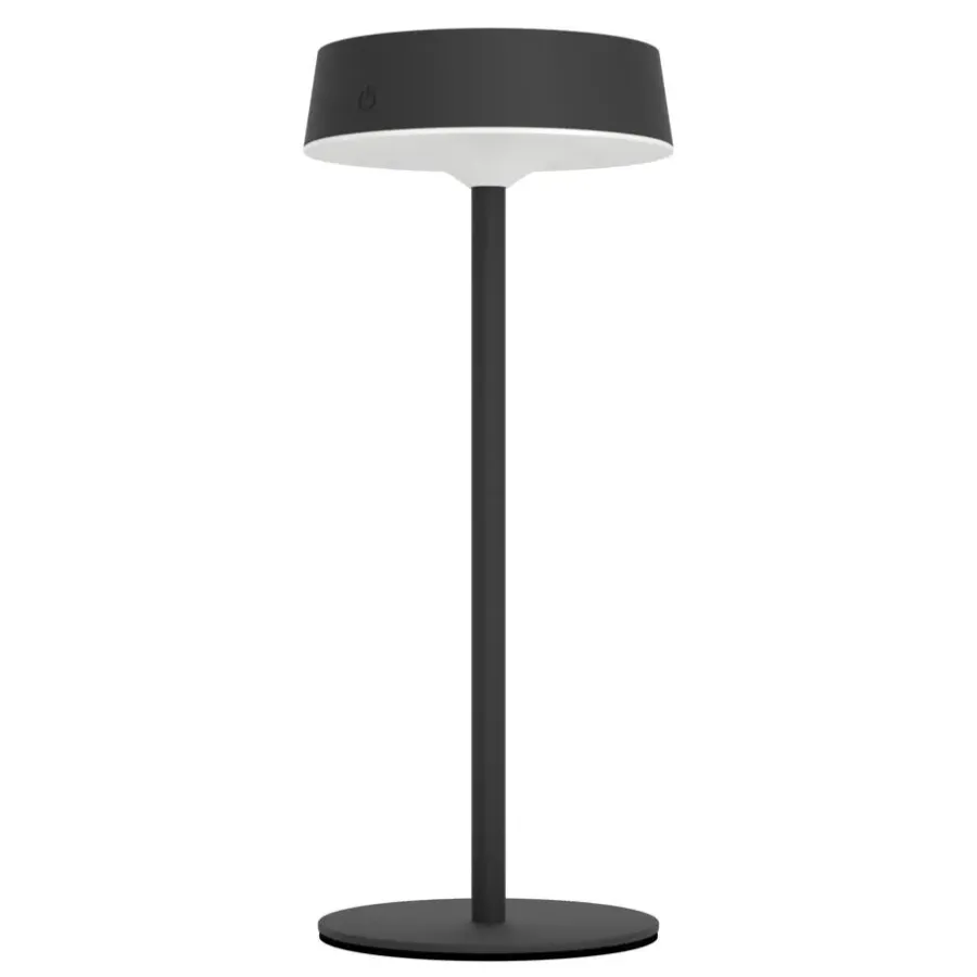 EGLO Simeri Tafellamp Buiten - Solar - 31 cm - Zwart - Oplaadbaar