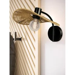 EGLO Siruela Wandlamp - E27 - B 36.5 cm - Papier - Natuur