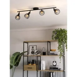 EGLO Sonnino Spot - E14 - 78 cm - Zwart