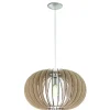 Hanglampen-EGLO Stellato Hanglamp - E27 - Ø 50 cm - Nikkelmat