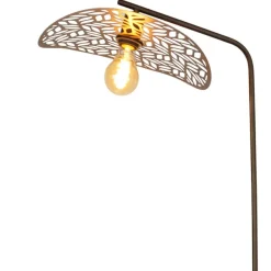Staande Lampen-EGLO Swaby Vloerlamp - E27 - 159.5 cm - Brons